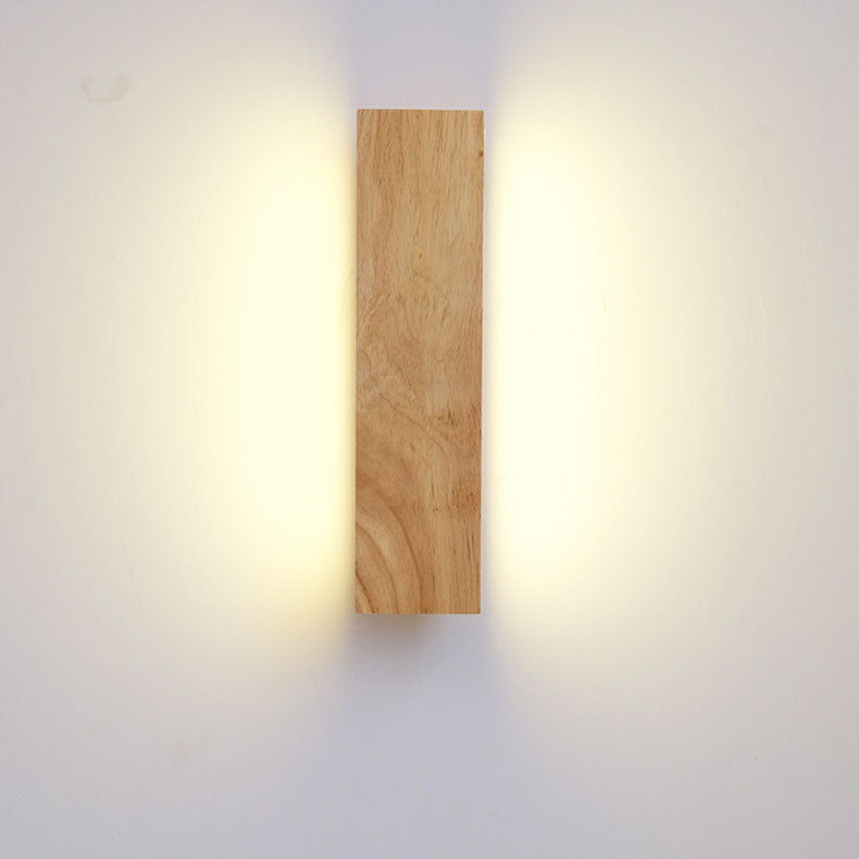 Houten Bedlamp met LED Licht
