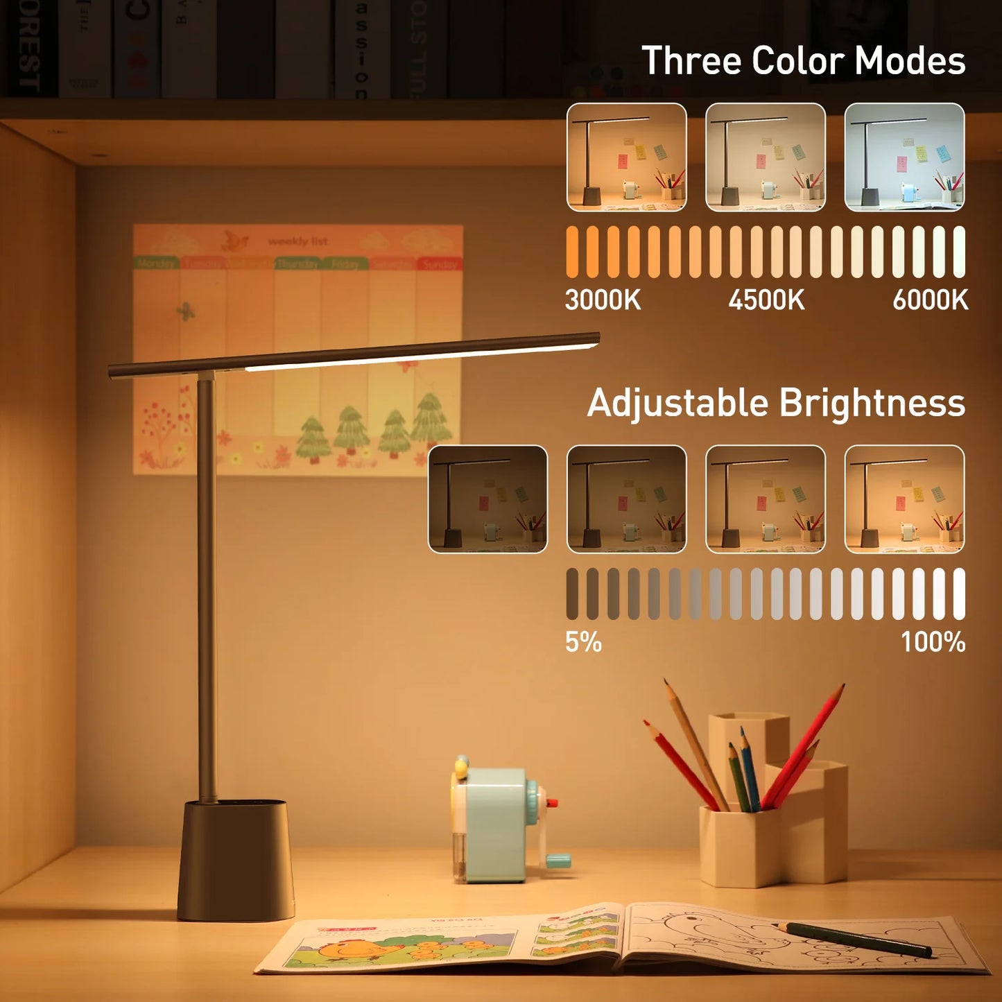 Slimme Vouwbare Studie Lamp LED
