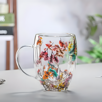 Bloemenpracht Dubbelwandige Mok