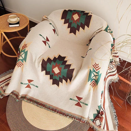 Boho Dekentje met Franjes