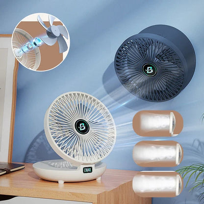 90° Foldable Fan Rechargeable