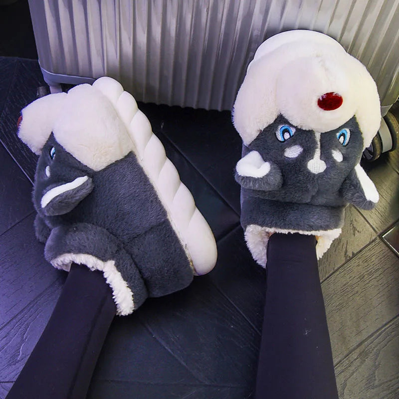 Fluffy Huskies Pantoffels Schoenen