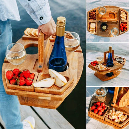 Draagbare Wijnpicknicktafel