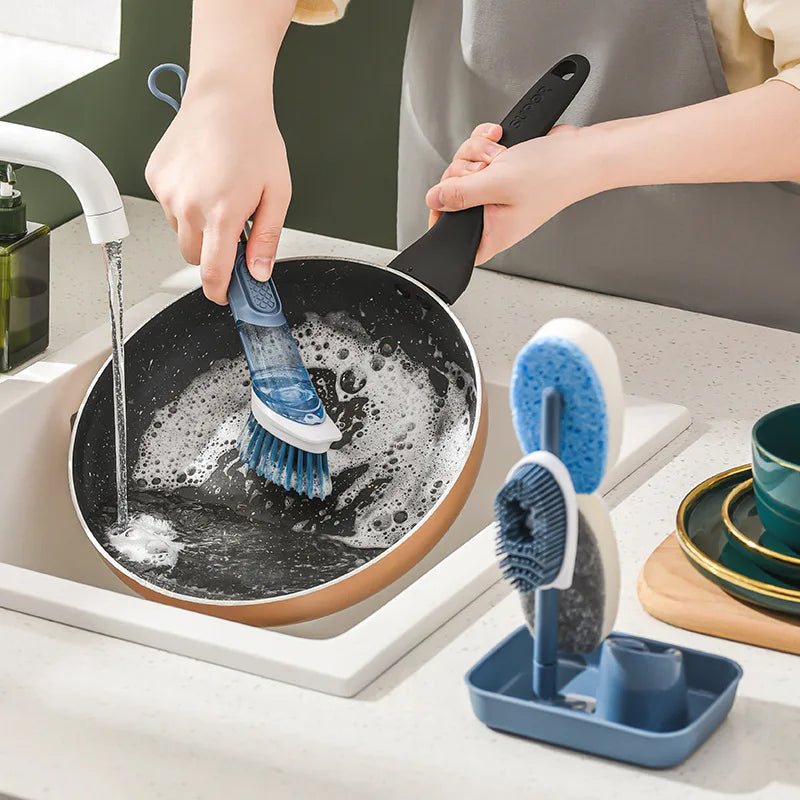 2-in-1 Keukenreinigingsborstel