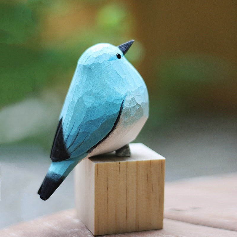 Charmante Houten Vogelfiguren