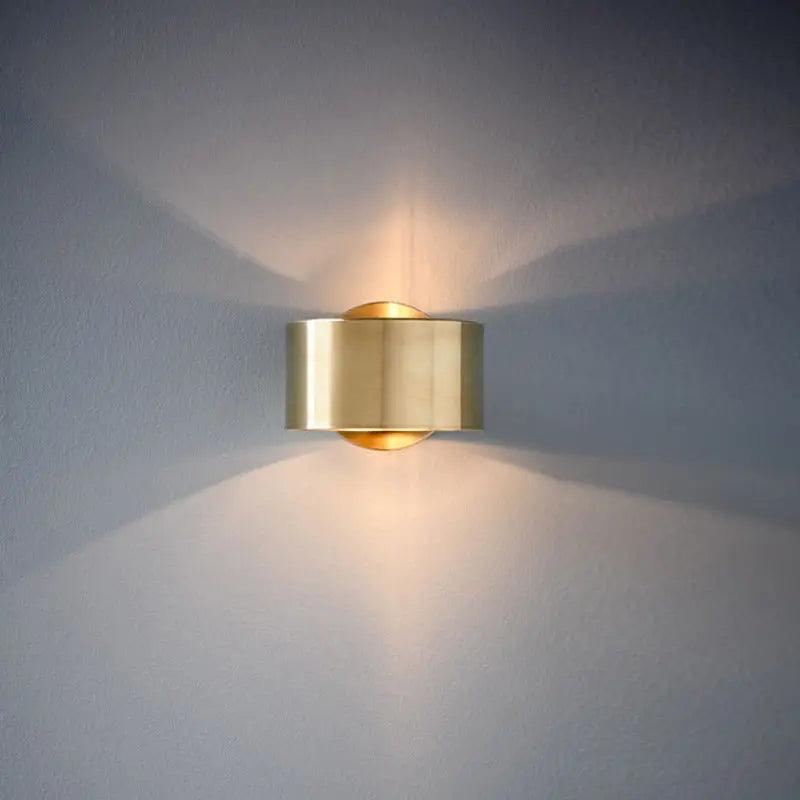 Rond Metalen Wandlamp