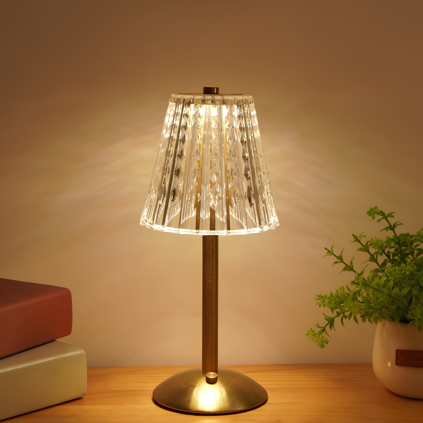 Crystal Draadloze Tafellamp Met Bar Touch