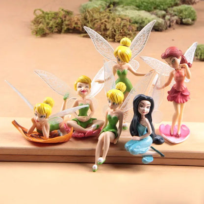 6 Stukken Tinkerbell Feeën Speelset