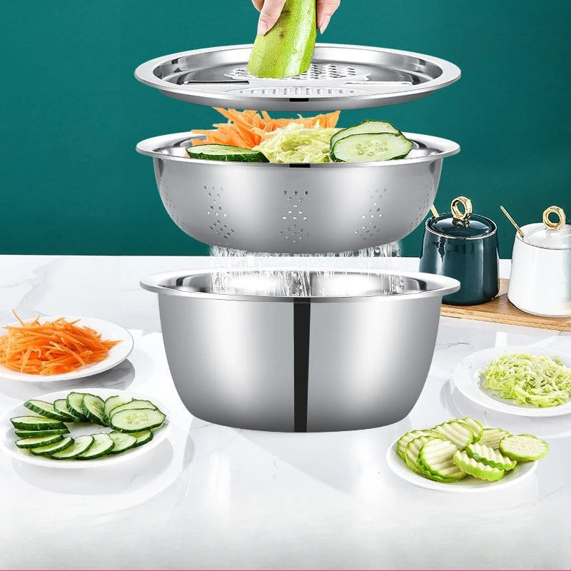 3-in-1 Groente Snijder Set