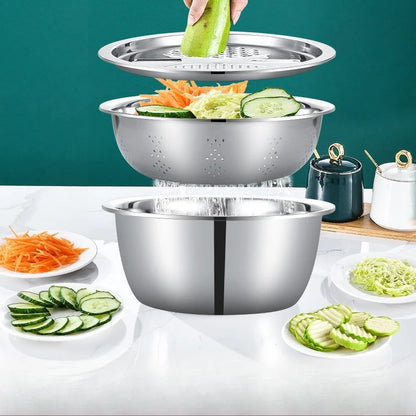 3-in-1 Groente Snijder Set