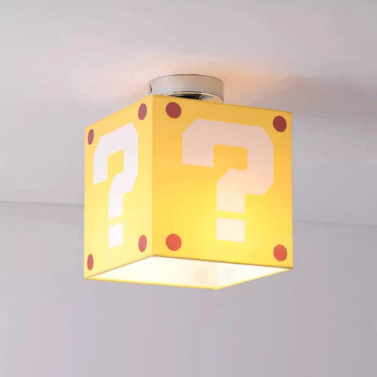 Gele Vraagteken Plafondlamp