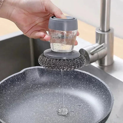 Keukenborstel met Zeepdispenser