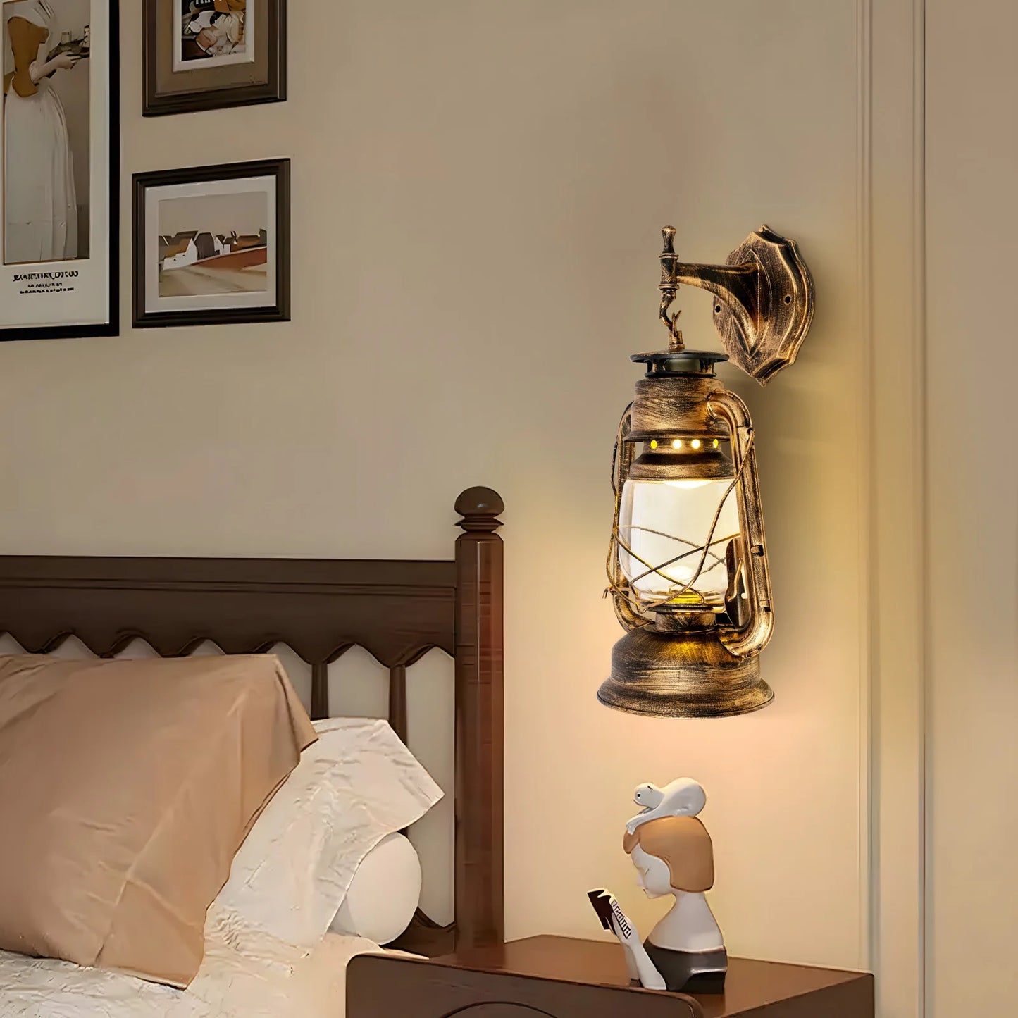 Vintage Lantaarn Wandlamp