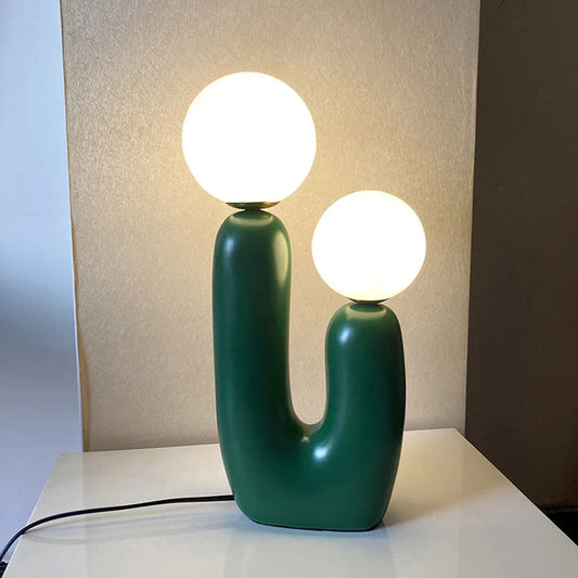 Dubbelglas Tafellamp Zachte Kleuren