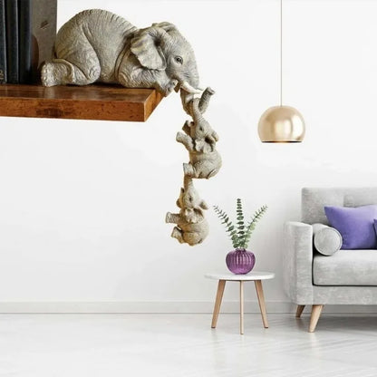 Olifant Knuffel Mini Beeldjes Set