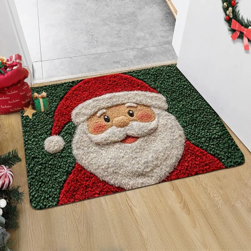 Kerst Deurmat met Kerstman