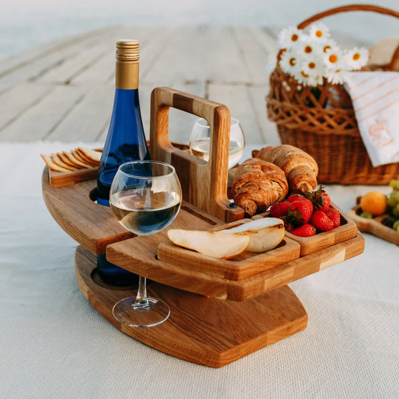 Draagbare Wijnpicknicktafel