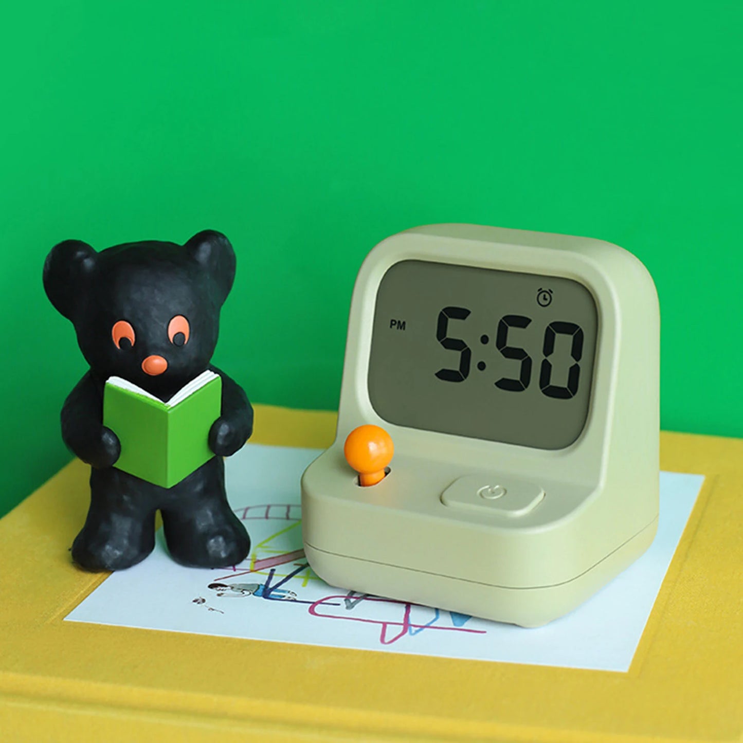 Mini Arcade Wekker Klok