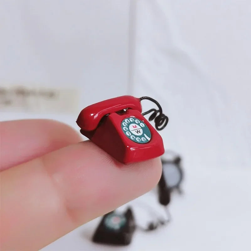 Retro Mini Huis Telefoon Set