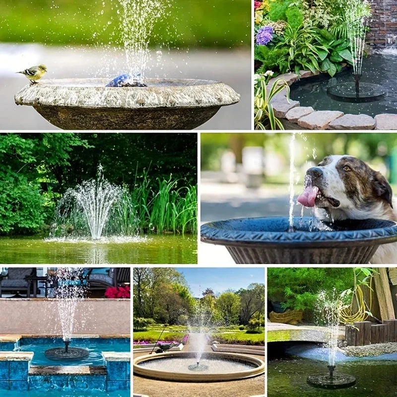Zonnige Waterfontein Buiten