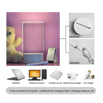 LED Erasable Message Board Bureaulamp