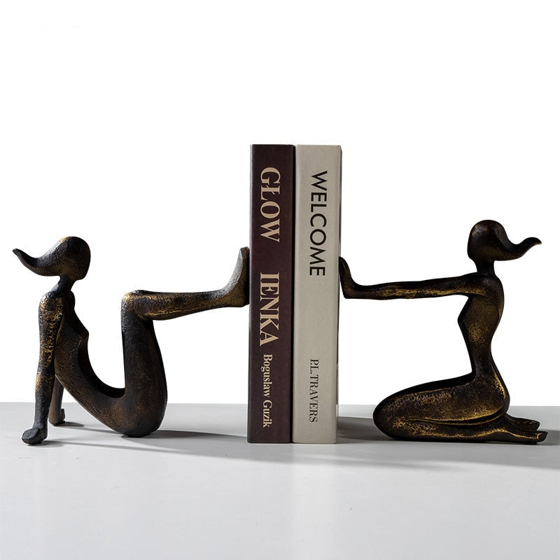 Abstract Meisje Boekensteun voor Boeken