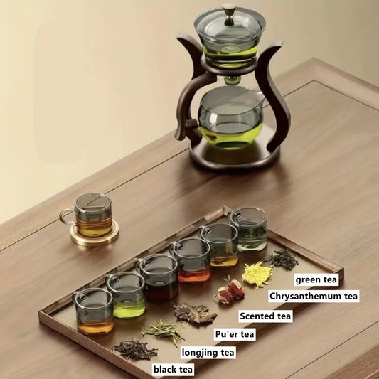 Theeset met Infuser en 6 kopjes