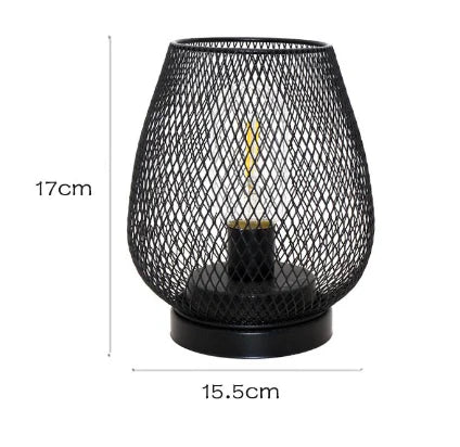 Holle Kooi Industriële Stijl en Sfeervolle Accentlamp
