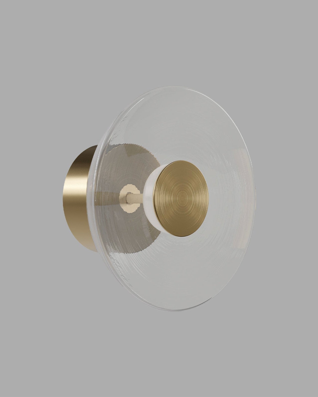 Inverted Glass Dome Wandlamp