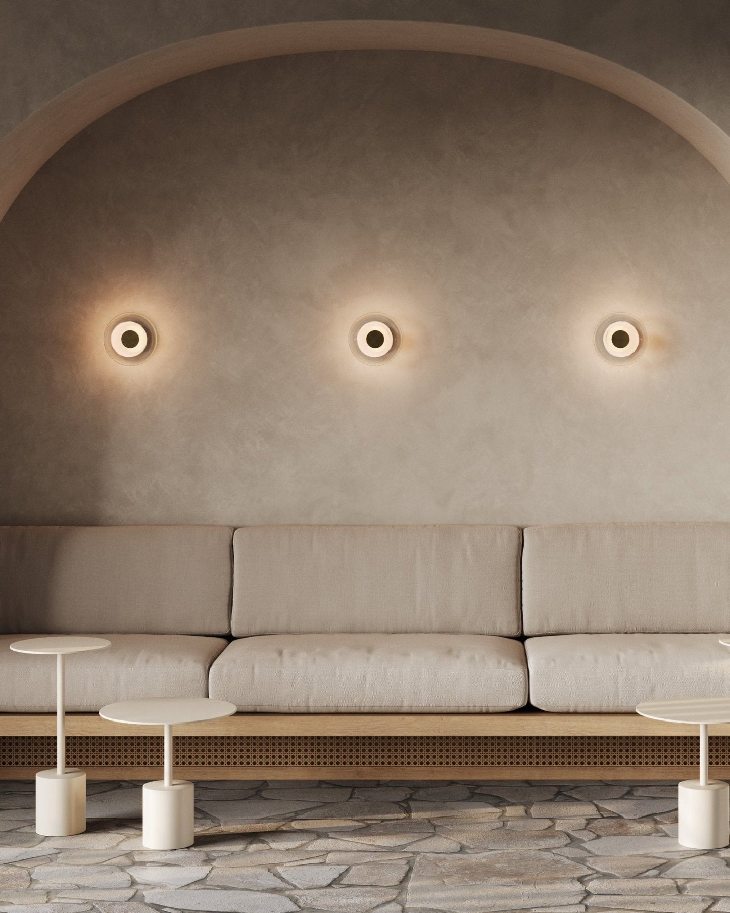 Inverted Glass Dome Wandlamp