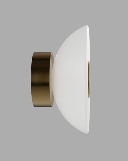 Inverted Glass Dome Wandlamp