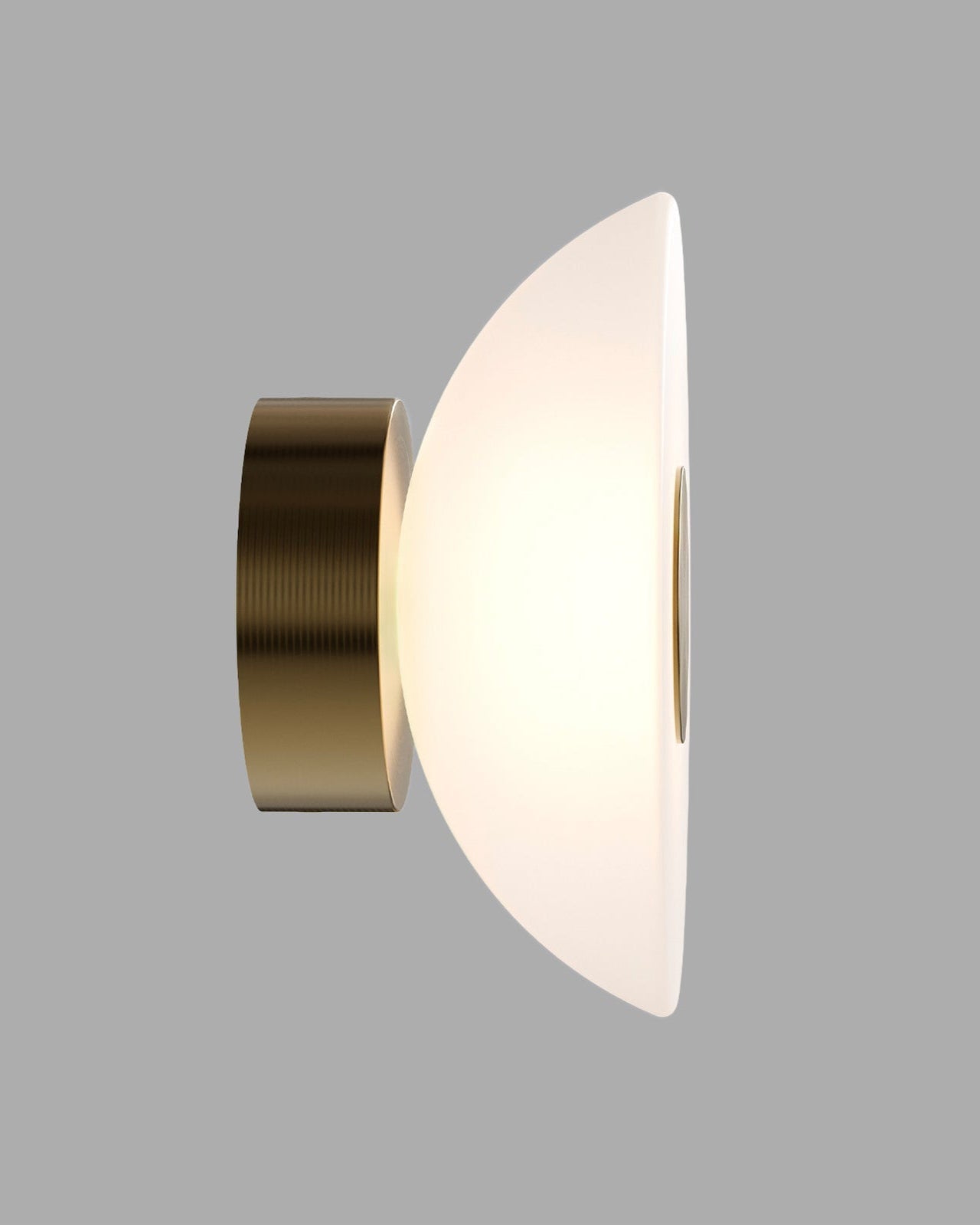Inverted Glass Dome Wandlamp