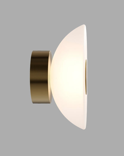 Inverted Glass Dome Wandlamp