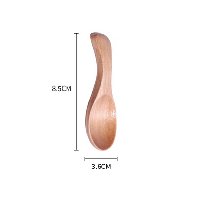 Houten Theelepels voor Specerijen