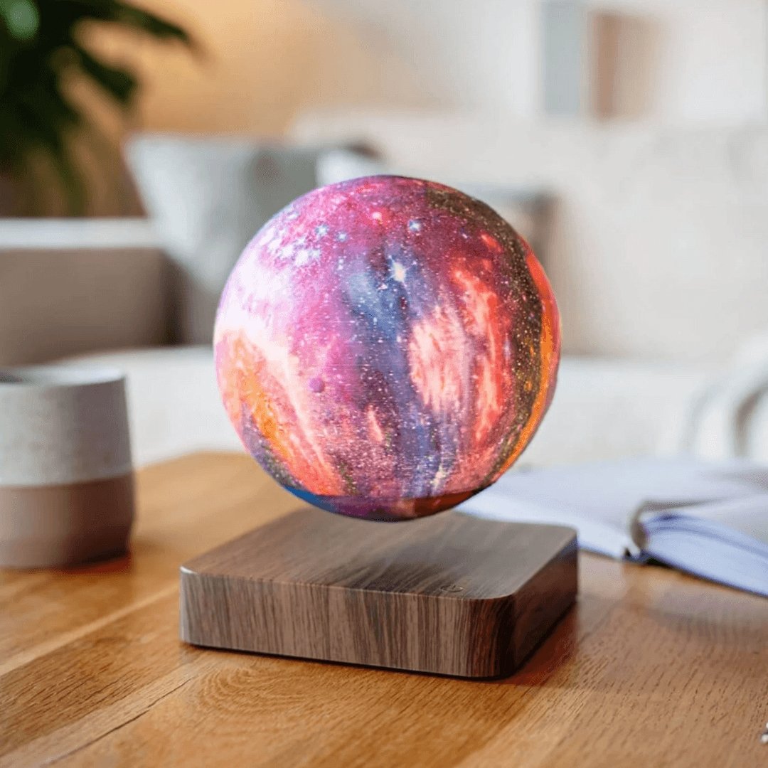 Levitating Galaxy Moon Lamp