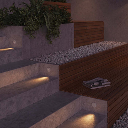 LOCK - Design buiten inbouwspot waterdicht voor trap 70mm