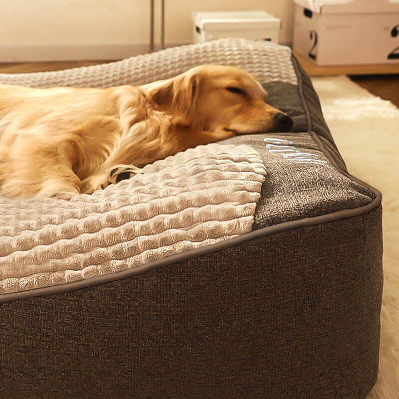 Orthopedisch Hondenbed met Hoofdkussen – Luxe en Comfort
