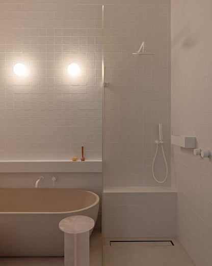 Minimalistische Sphere Wandlamp