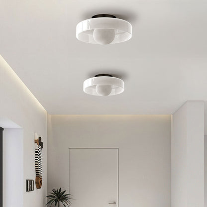 Morrow Glazen Schijf Plafondlamp/Wandlamp