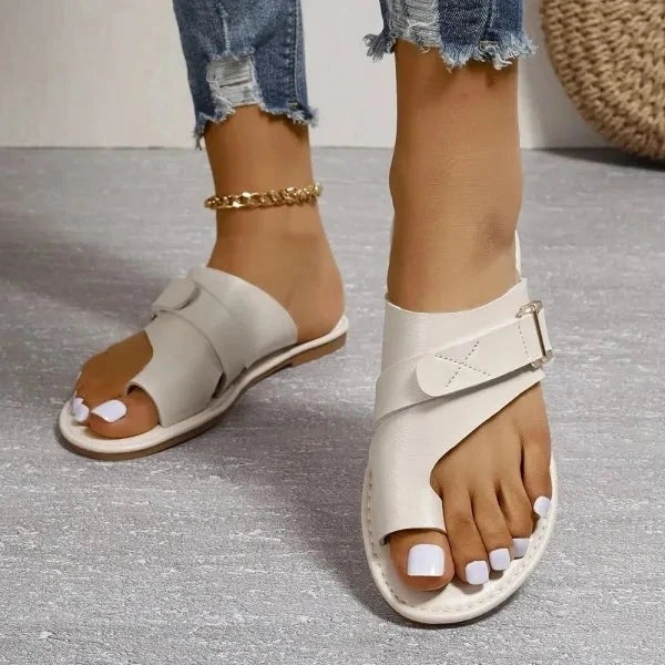 Vrouwen Orthopedische Hallux Valgus Correctie Leren Sandalen