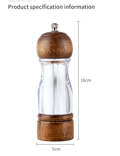 Houten Peper- en Zoutmolen Set