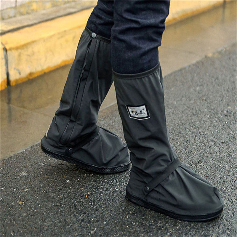 Storm Guard Waterdichte Overschoenen Zwart - Voor Ultieme Bescherming tegen Regen