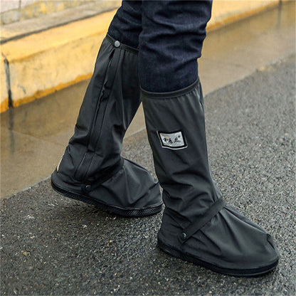 Storm Guard Waterdichte Overschoenen Zwart - Voor Ultieme Bescherming tegen Regen