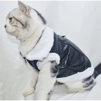 Warme Winddichte Hondenjas Kat voor Winterdagen