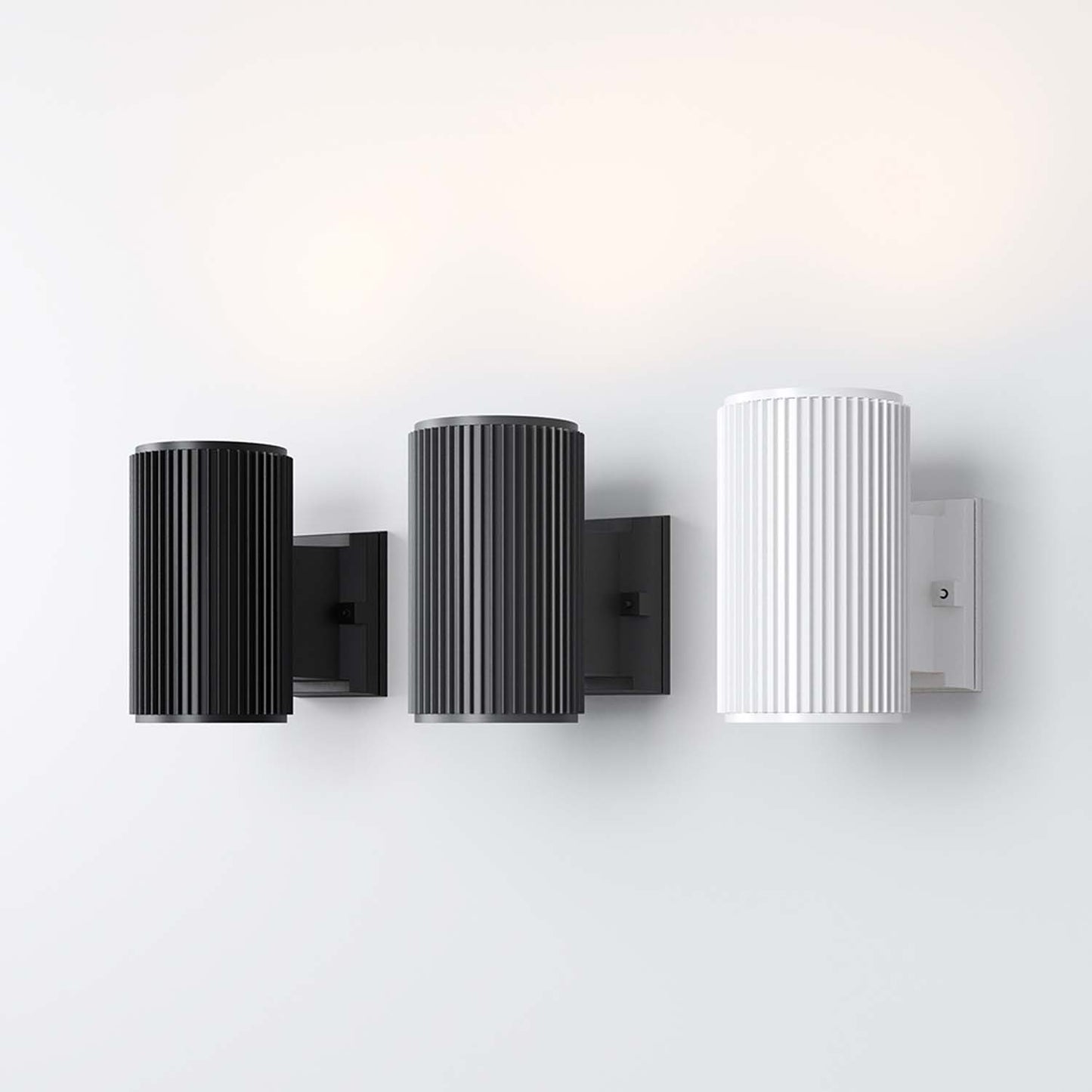 RANDO - Design wandlamp waterdicht, zwart, wit of grijs