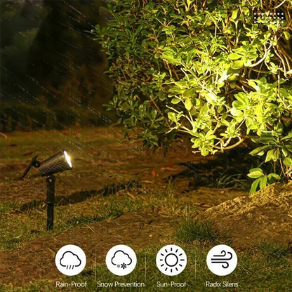 Zonne-energie Moderne Zwarte Buitenstaander Verlichting