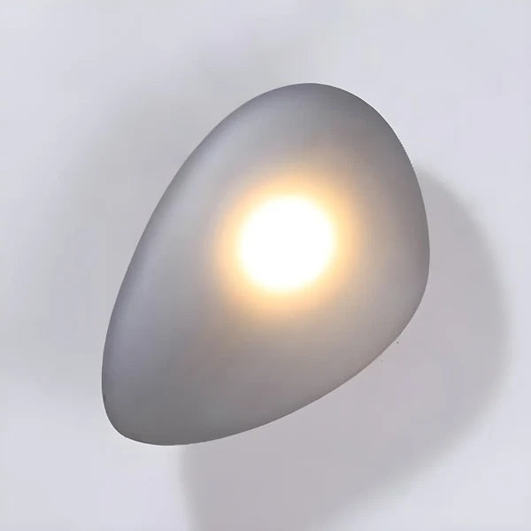 Baldur Colored Pebble Glass Wall Lamp