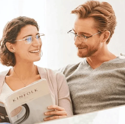 Viselio Intelligente Leesbril met Multifocale Lenzen | Ultraleicht & Blauwlichtfilter | Voor Dichtbij- & Verafzien | Titanenframe TR90