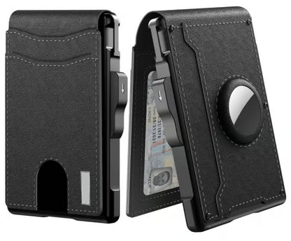 Anti - theft Aluminium Wallet Money Clip Credit Card Holder RFID Blocking Bifold Minimalist Wallet