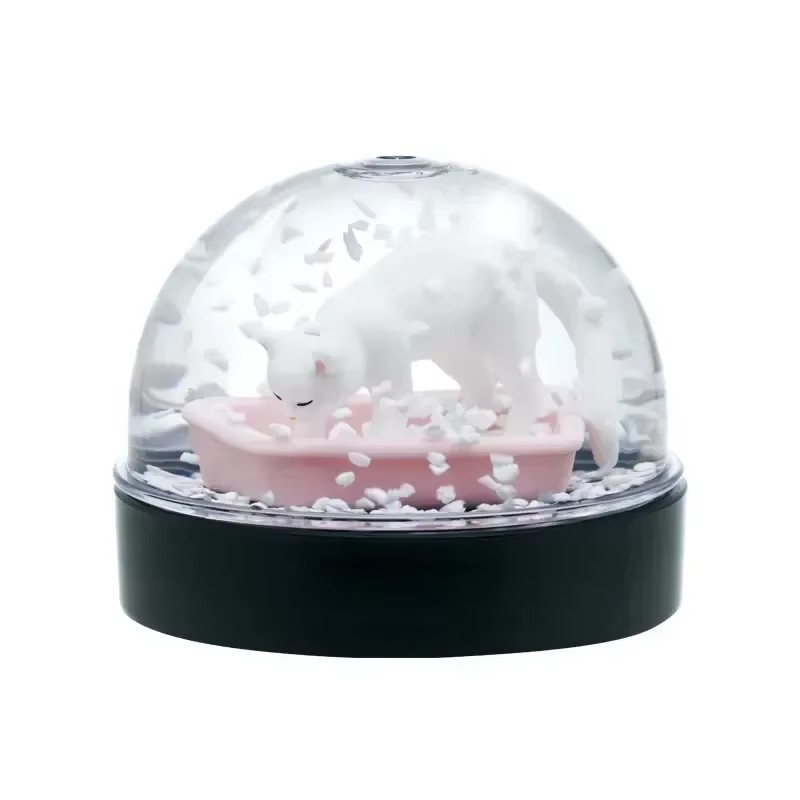 Kattenbakvulling Sneeuwvlok Kristallen Ballen